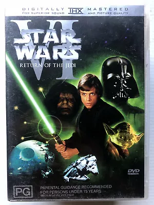 Star Wars VI Return Of The Jedi (DVD 2004 Remastered) PAL Region 4 - LIKE NEW • $12.50