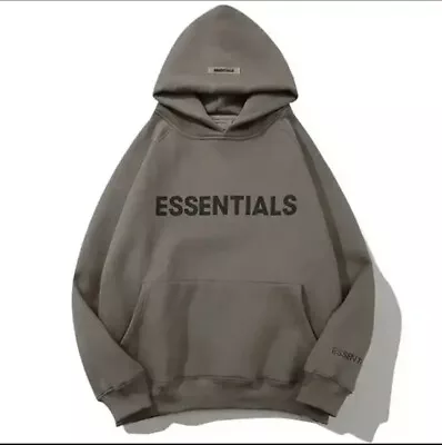 Essentials Hoodie/sweatshirt Unisex Men And Woman Gray S-3xl • $30