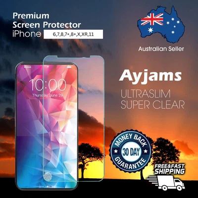 $2.49 • Buy Tempered Glass Screen Protector For IPhone 11 11 PRO XR XS Max 8 7 Plus 6 7 8