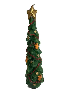 Skinny Pencil 10”Waxed Candle  Christmas Tree • $10.45
