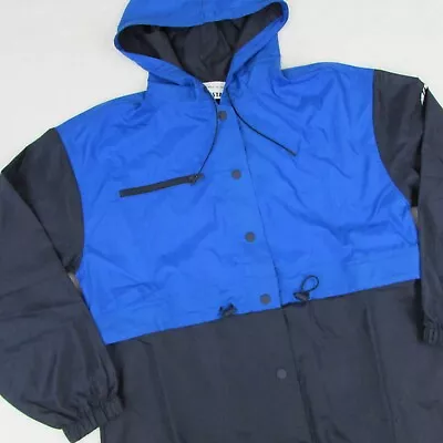$74.99 • Buy New Balance X Staud Convertable Long Windbreaker Jacket Blue Women's Size XS