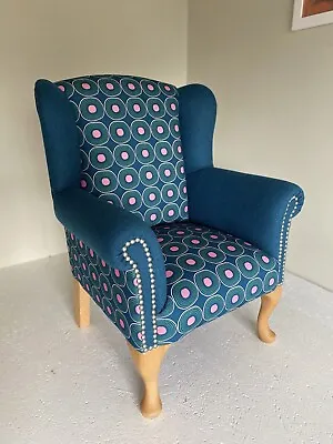 Child’s Chair Wingback Armchair Newly Upholstered  Totally Unique Gift • £250