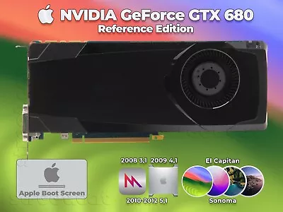  NVIDIA GTX 680 2GB Video Card Apple Mac Pro 4K Sonoma Metal Support  • $85