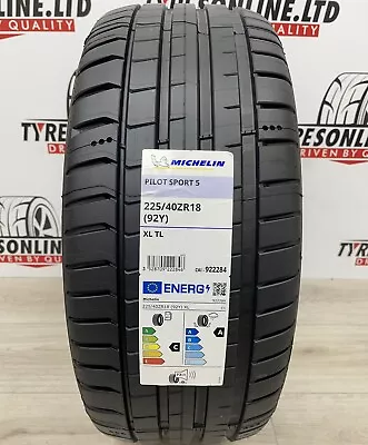 1 X 225 40 18 Michelin Pilot Sport 5 92y Xl 225/40zr18 Brand New • £120