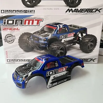 Maverick Truggy Painted Body Blue With Decals (Ion MT) MV28068 • £20