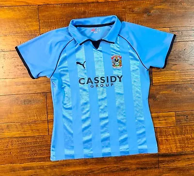 Coventry City England 2006/2007 Home Football Shirt Jersey Size M 12 Women Puma • £23.99