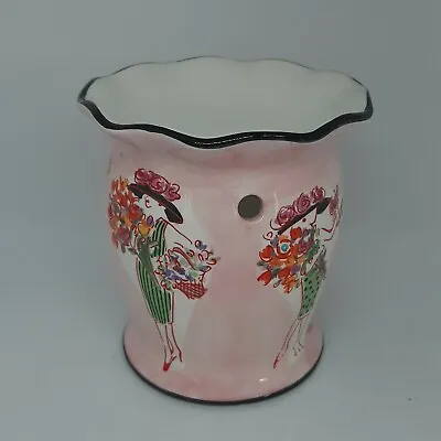 Yankee Candle Vintage Mom Wax Burner Ceramic Melt Warmer Pink Flowers Home Decor • £29.99