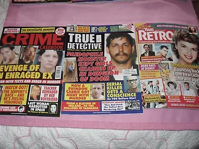 £6.99 • Buy TRUE Crime Casebook May2023true Detective  July 2023yours Retro  June 2023 All