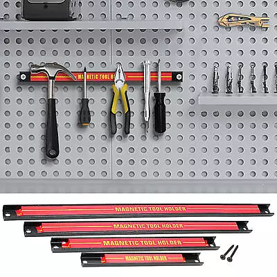 8-24In Magnetic Tool Holder Bar Organizer Storage Mountable Rack Wrench Pilers • $16.53