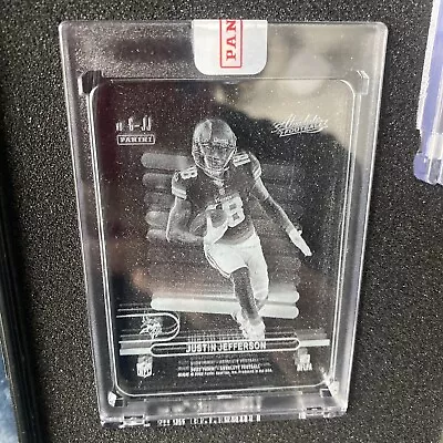 2022 Absolute Glass #4 Justin Jefferson SSP CASE HIT MINNESOTA VIKINGS • $749