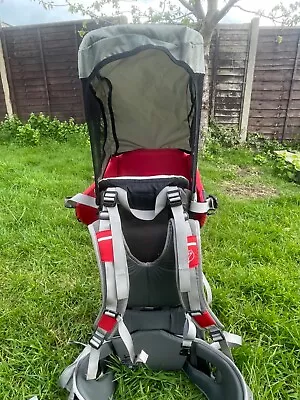 LittleLife Voyager S2 Child Carrier - Grey/Red • £18.31