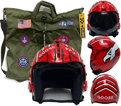 Polyst TOP Gun Helmet Call Sign  Goose  From Movie Prop Naval Aviator USN HGU-33 • $380