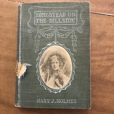 Homestead On The Hillside Mary J Holmes 1900s HC Antique Book • $10.80