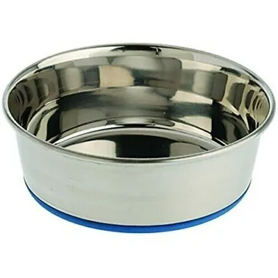 OurPets Stainless Steel Bowl Pets Non-Slip Water Or Food Bowl Dogs 8 Cup • $11.19