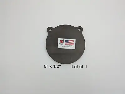 AR500 Steel Targets - 8  X 1/2  Thick • $23.95