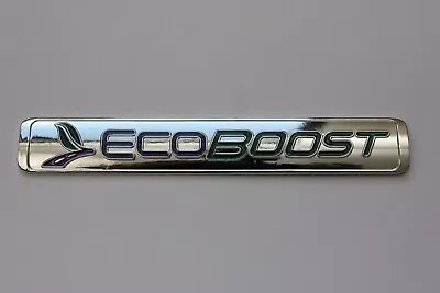 EcoBoost Boot Fender Badge Emblem Chrome Silver For Ford Focus Fiesta Max Puma • $18