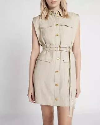 As New! Gorgeous AJE “Evermore” Linen Dress -  Size 8 • $175