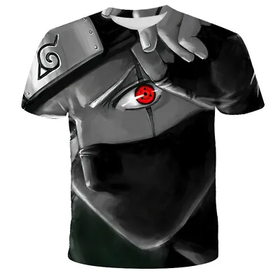 T Shirt Naruto Anbu Uzumaki Anime Manga Double Sided Short Sleeve Adult Sz L M S • $15.95