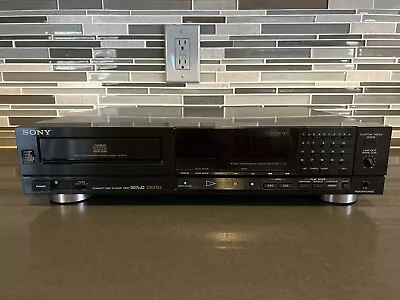 Vintage Sony CDP-307esD Single Disc Digital Output Stereo CD Player TESTED READ • $199