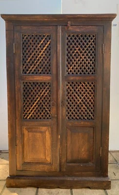 $850 • Buy Antique Solid Wood Almirah Bookcase