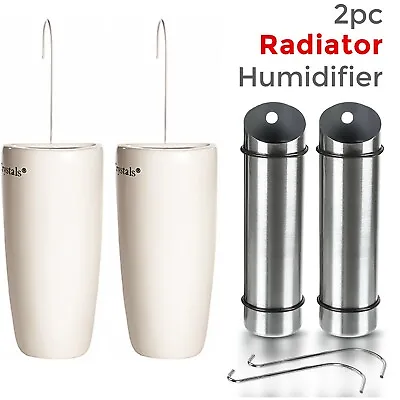 Stainless Steel/Ceramic Radiator Hanging Air Humidifier Room Office Humidity • £6.85