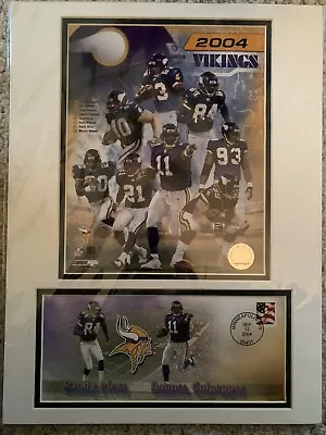 New Sealed Vintage Matted 2004 Minnesota Vikings Poster Randy Moss/Culpepper￼ • $37