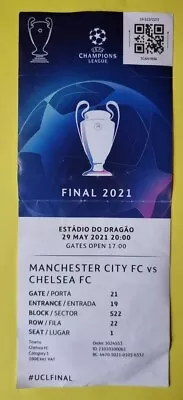 (Chelsea Section) 2021 UEFA Champions League Final Ticket Stub • £89