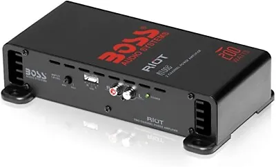 BOSS Audio Systems R1002 200 W 2 Channel Car Amplifier - 2-8 Ohm Full Range • $49.99