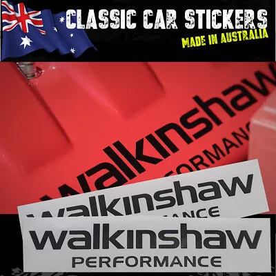 $20 • Buy Walkinshaw Engine Decals VE HSV Engine Cover Replacements Black In Colour