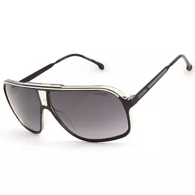 Carrera Grand Prix 3 Black White On Clear/Grey Gradient Unisex Sunglasses 80S 9O • $139.95