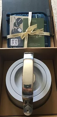 Caraway Gray Grey 2 Quart Tea Kettle Stainless Steel W/ Box + Bonus NEW Read • $118