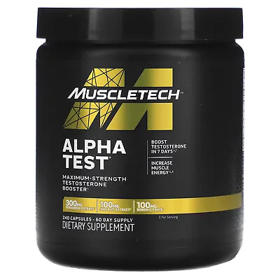 Alpha Test 240 Capsules • $35.40