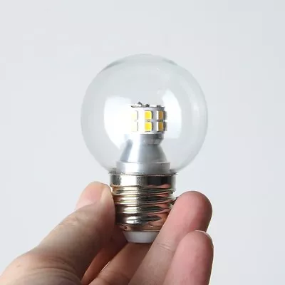 LED Bulbs 7W 220~250V E27 Screw Globe Glass Warm White / White Lighting Fittings • $20.36