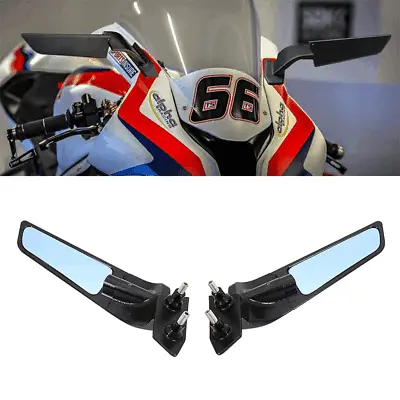 For BMW S1000RR 2020-2022 New Motorcycle CNC 180° Rotatable Rear View Mirror • $122.58