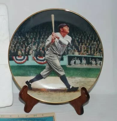 Bradford Exchange BABE RUTH: THE CALLED SHOT Baseball Collector Plate 8  #1346 G • $25