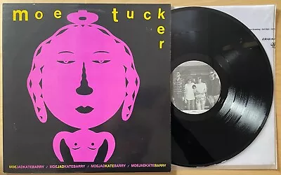 MOE TUCKER Moejadkatebarr​y Vinyl EP W/INSERT Velvet Underground 1987 VG+ Rare! • $10