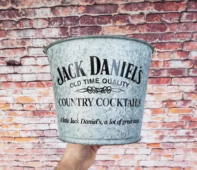 🔥 Jack Daniel's Country Cocktails 1992 Vintage Metal Ice Bucket 1990's 90's • $29.99