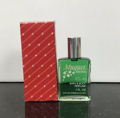 Muguet Des Bois By Coty Bath & Body Perfume 1.0 FL. OZ.mini • $90.30