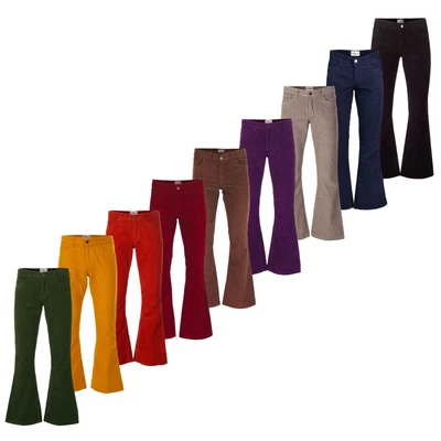£44.50 • Buy NEW MENS RETRO 60s 70s Cord CORDUROY FLARES FLARED TROUSERS Jeans KILLER MC296