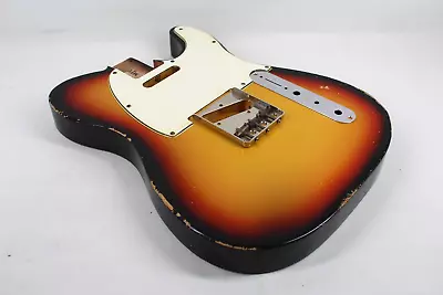 MJT Official Custom Vintage Aged Nitro Guitar Body Mark Jenny VTT 3-Tone Burst • $250