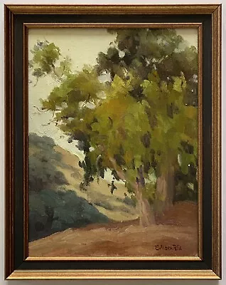 $400 • Buy Vintage California Plein Air Eucalyptus Tree Landscape Impressionism Painting