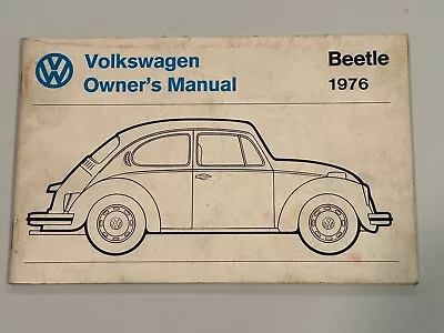 Volkswagen 1976 Beetle Owners Manual USED • $60