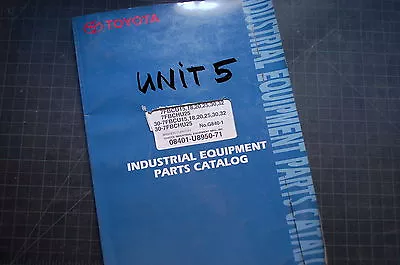 $56.21 • Buy TOYOTA 7FBCU 15 18 20 25 30 32 Forklift Truck Parts Manual Book Catalog Spare H