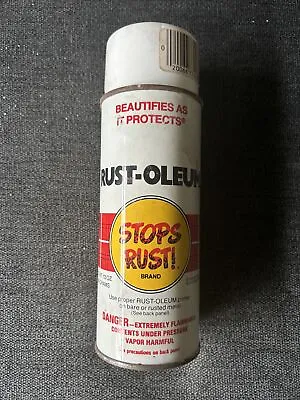 Vintage 1983 Rust-Oleum Gloss White - 7792 Spray Paint Can Rustoleum • $40