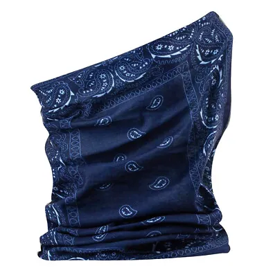 3in1 TUBE SNOOD Face Mask Neck Cover Head Band Scarf Plain Camo Bandana Paisley  • £4.99