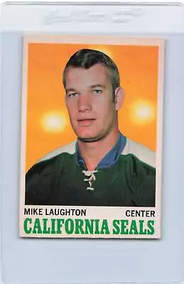 1970/71 O-Pee-Chee #74 Mike Laughton Seals NM *436 • $3.25