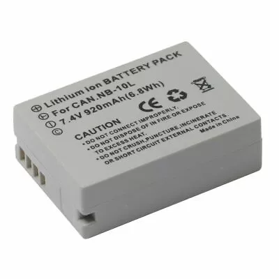 New NB-10L Battery For Canon G1 X G15 G16 SX40 HS SX50 HS SX60 HS • £9.99