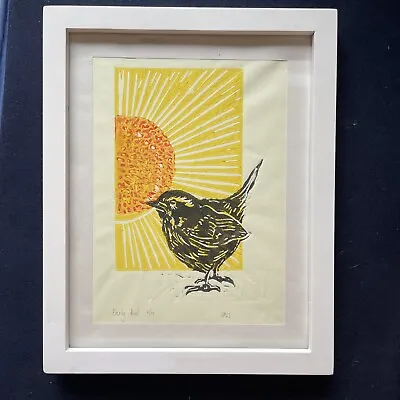 Early Bird Lino Print By E Pearson  • £10