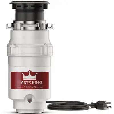 1/2 HP Garbage Disposal With Power Cord For Kitchen Sink Food Waste L-1001 NEW • $80