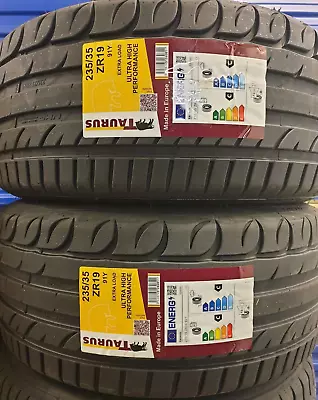 2x New Car Tyres Taurus By Michelin Uhp 235/35/19 235 35 Zr19 91y Xl Uhp 2353519 • $217.73